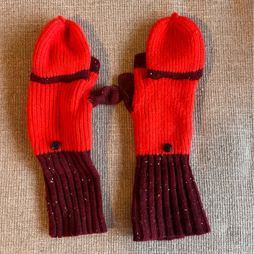 Rag & bone cashmere convertible mittens/gloves